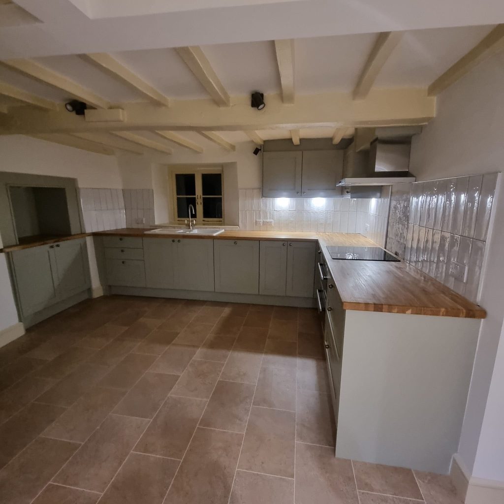 Kitchen renovation in Cotswold cottage, Chipping Campden, Gloucester